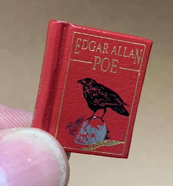 Edgar Allan Poe, The Raven  micro-miniature